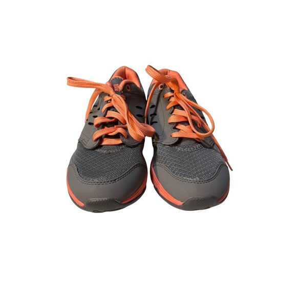 Vionic Womens 6.5 Gray & Orange Athletic Sneakers - Picture 2 of 7